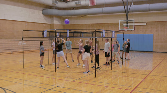 Indoor 9 Square Set with Nets