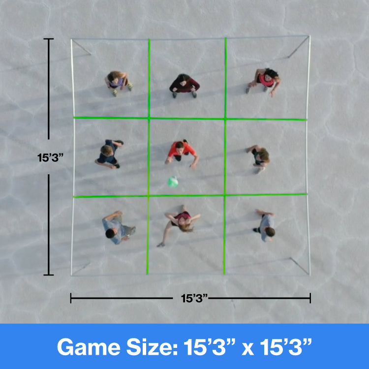 The game size of 9 Square Castle Squares