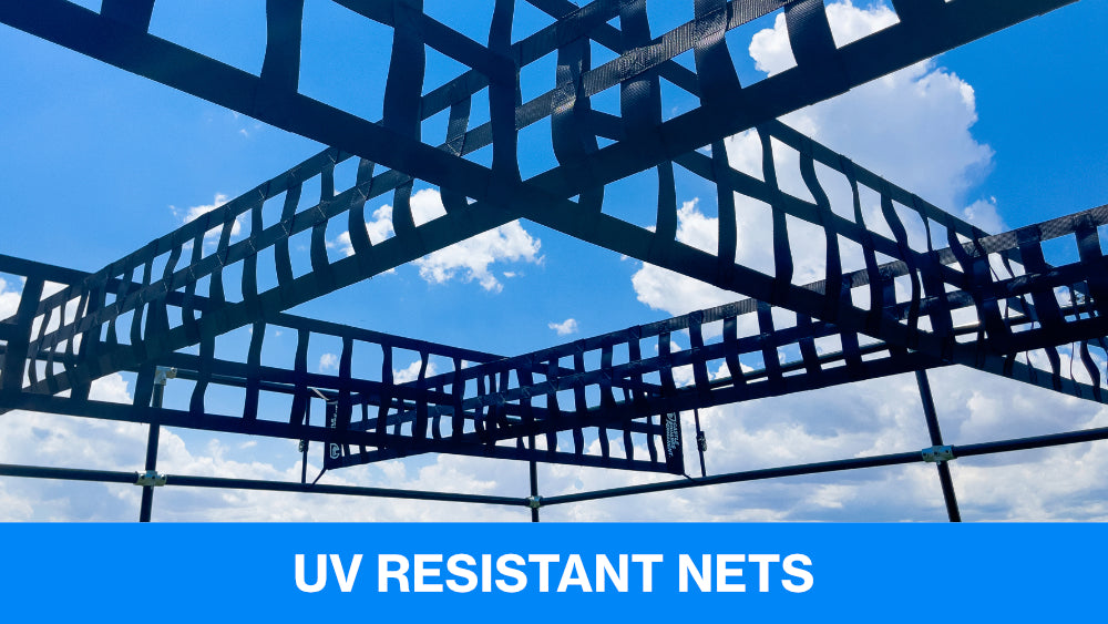 Permanent 9 Square UV resistant nets