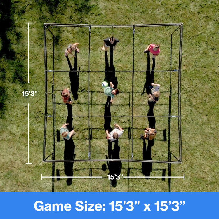 The game size of 9 Square Castle Squares Pro